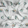 SEA ANIMALS PAT. 2 - Cotton muslin