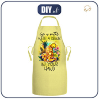 APRON - DRINK IN YOUR HAND - sewing set