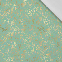 GOLDEN CORALS (GOLDEN OCEAN) / mint - viscose woven fabric