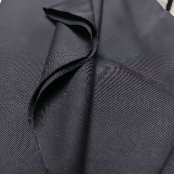 Single Jersey HEAVY 260g/ 100% bawełna - CZARNY