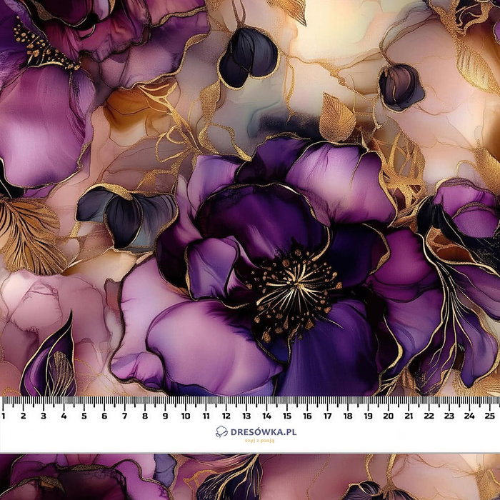 FLOWERS wz.61 - Jersey wiskozowy