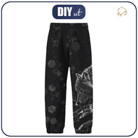 CHILDREN'S SOFTSHELL TROUSERS (YETI) - ARCTIC WOLF - sewing set (98/104)