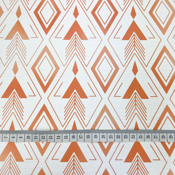 GEOMETRIC MINIMAL WZ. 2 (46 cm x 50 cm) - gruba ekoskóra tłoczona