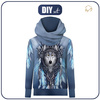 UNISEX HOODIE (HYDRA) - SPIRIT WOLF - Nähset (158/164)