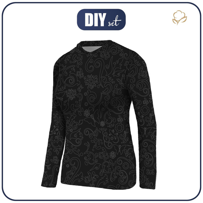 DAMEN THERMO BLUSE (PATTY) - ETNO / Kontur - Nähset S