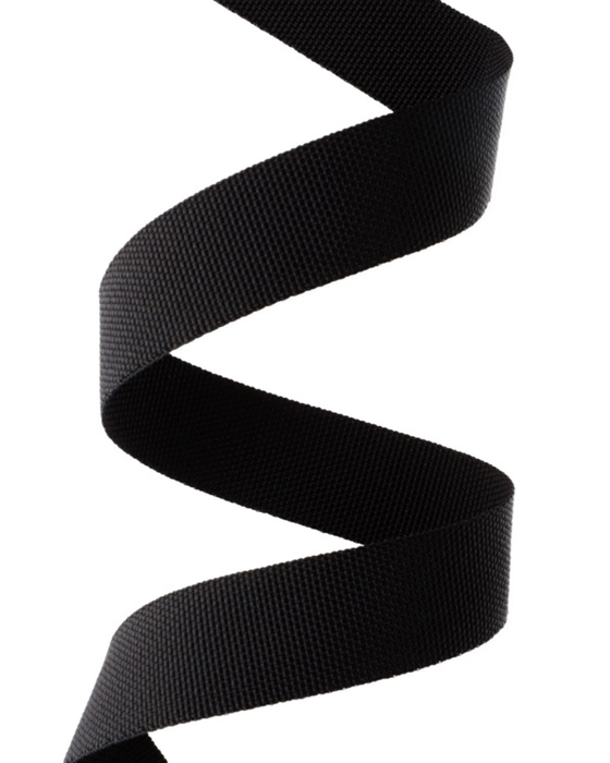 Gurtband 20 mm, 50 m - SCHWARZ 