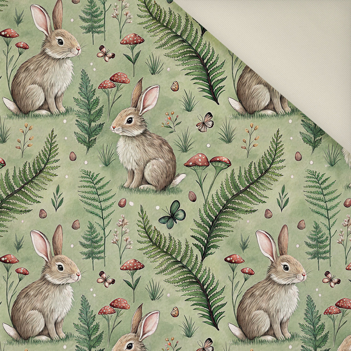 HAPPY BUNNY WZ. 8 - Potahový velur 