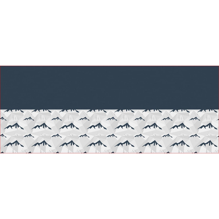 KNOPFSCHAL - GEBIRGE (Adventure) / grau - Nähset