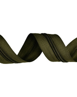 Endlos-Reißverschluss für Bettwäsche 3 mm - military khaki