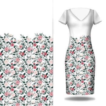 BEAUTIFUL FLOWERS - dress panel
