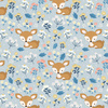DEERS ON A MEADOW pat. 2 - Waterproof woven fabric