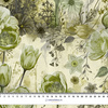 PASTEL FLOWERS WZ. 30 / lime cream - single jersey 