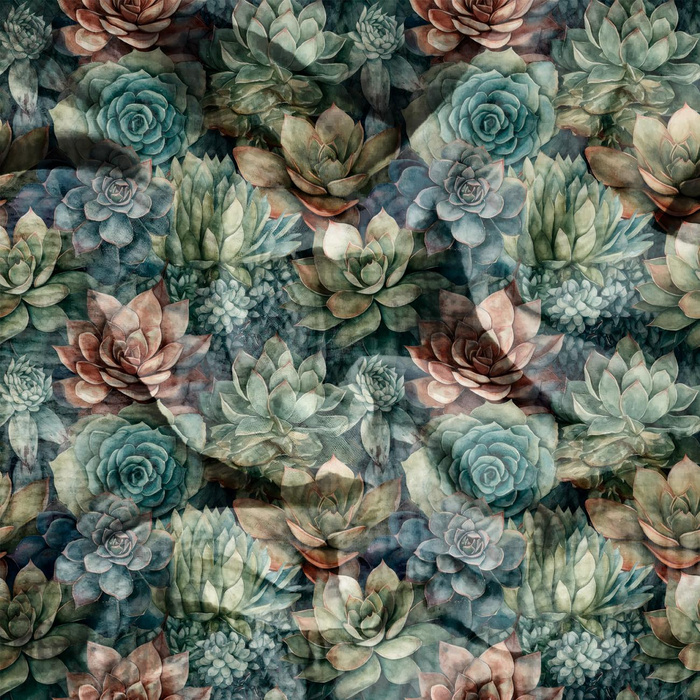 SUCCULENT PLANTS PAT. 8 - Cotton muslin