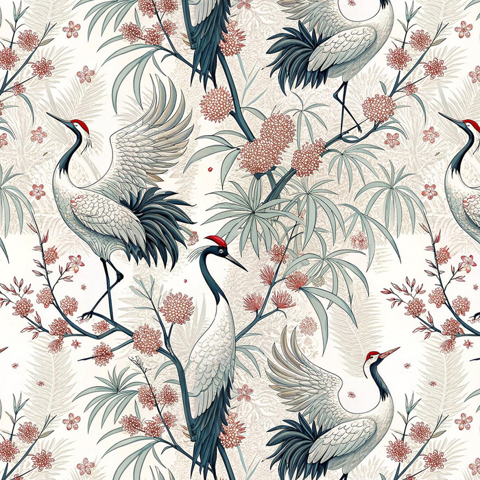Japanese Garden wz.1 (birds) - Sommersweat