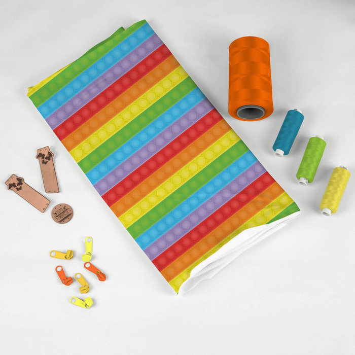 BLÄSCHEN / bunt- Polster- Velours