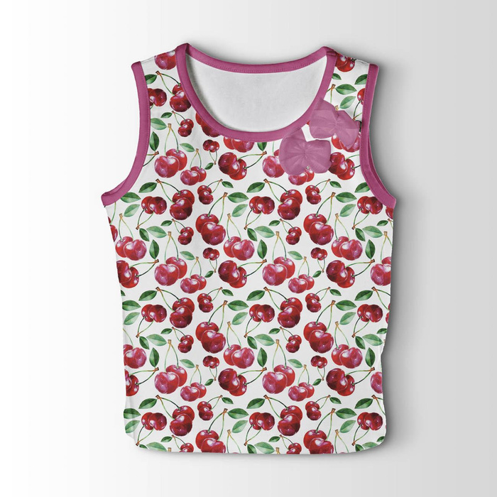 CHERRIES / PAT. 5 - Viscose jersey