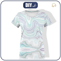 DAMEN T-SHIRT - AQUARELL Ms. 3 - Single Jersey