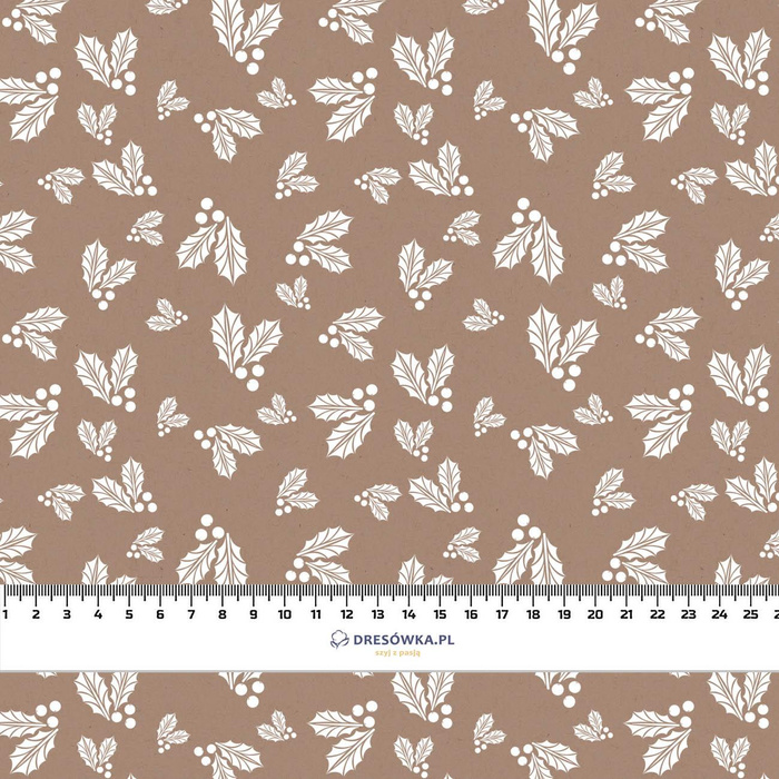 HOLLY (WHITE CHRISTMAS) - Waterproof woven fabric