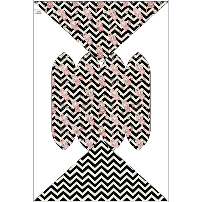 KINDER MÜTZE UND SCHAL (CLASSIC) - CREEPY CUTE WZ.6 - 51-54