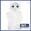 KID'S HOODIE (PARIS) - WHITE DRAGON - sewing set (98/104)