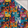 NEON CATS WZ.2 - Wintersweat angeraut mit Elastan ITY