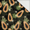 PAPAYA ORANGE & BLACK - Sommerswea tmit Elastan ITY