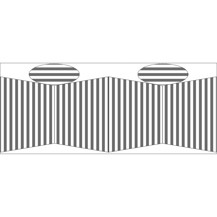 SHOPPER - STREIFEN / grau - Nähset