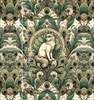 ART NOUVEAU CATS & FLOWERS WZ. 1 - PANEL (75cm x 80cm) tkanina wodoodporna