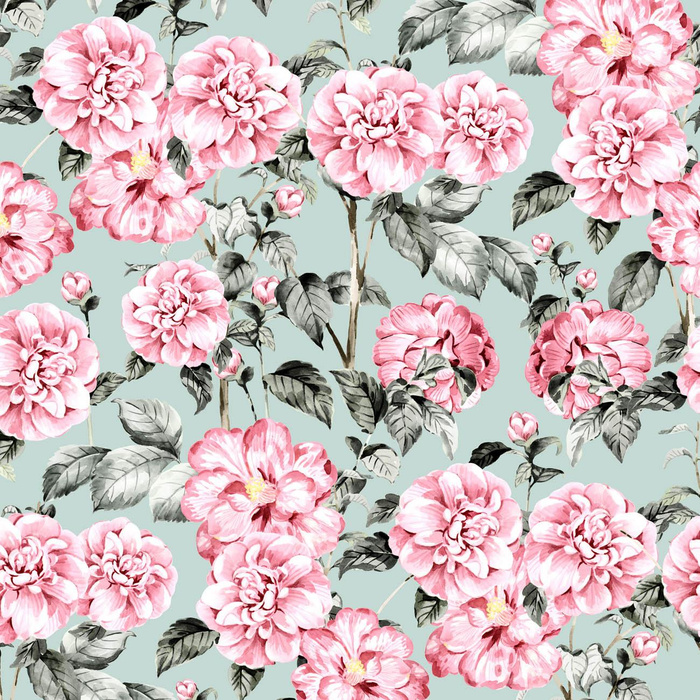 ROSA PFINGSTROSEN M. 1 - Baumwoll Webware