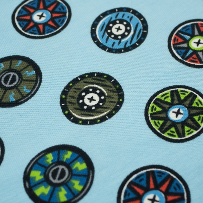 ŠTÍTY (VIKINGOVÉ) / blankytný - Úplet TE210