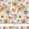 WATER-COLOR FLOWERS pat. 4 - Cotton muslin