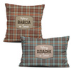 DECORATIVE PILOWS - Najlepsza Babcia / Najlepszy Dziadek na Świecie/ check retro