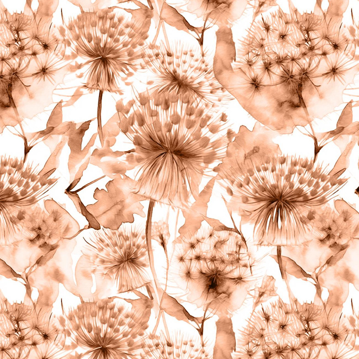 DANDELION M. 4 / peach fuzz - Leinen 100%