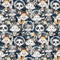 SPACE CUTIES MIX (CUTIES IN THE SPACE) - Waterproof woven fabric