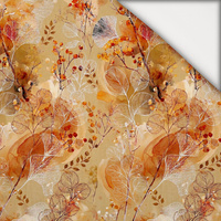 AUTUMN FLOWERS WZ. 24 - lekka dzianina drapana