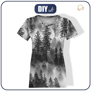 DAMEN T-SHIRT - CIEMIENIAKI BIESTER - Nähset XXL