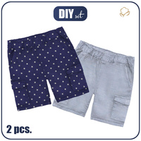 2PACK - KINDER KAMPFSHORTS - MODELL 2 - Nähset