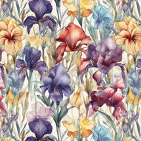 FLOWERS WZ.42 - Linen 100%