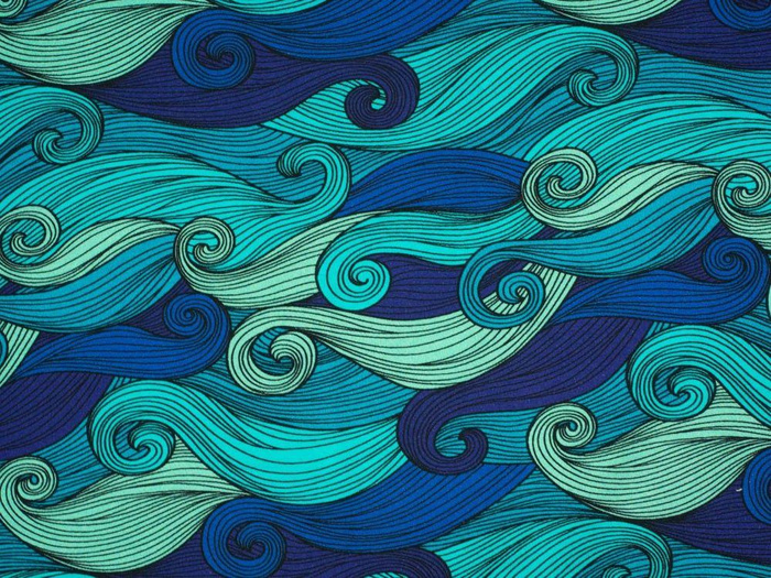 WAVES - Viscose jersey WE210