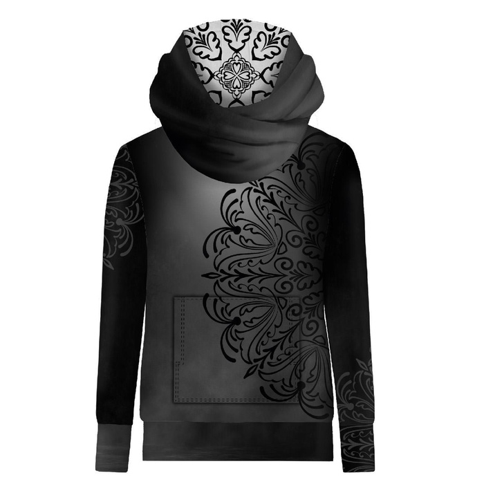 MISTY MANDALA- Single Jersey mit Elastan ITY