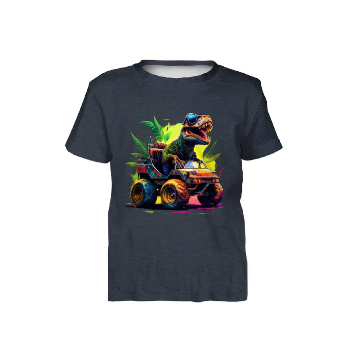 2-PACK - KID’S T-SHIRT - T-REX - sewing set (104/110)