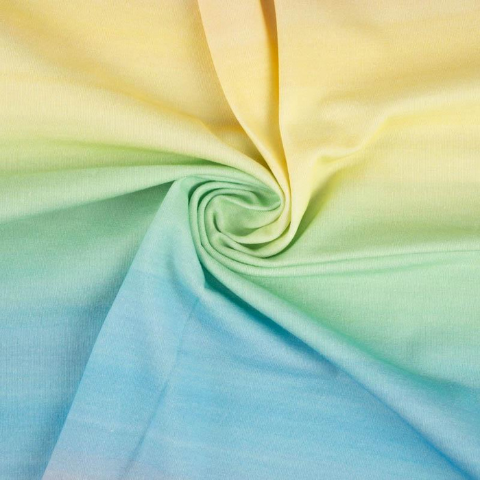 RAINBOW STRIPES XL pat. 2 - looped knit fabric