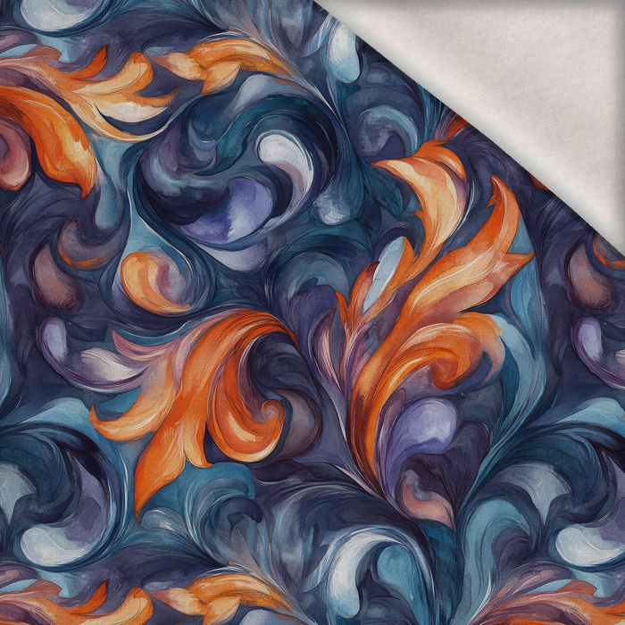 PAISLEY wz.20 - brushed knitwear with elastane ITY