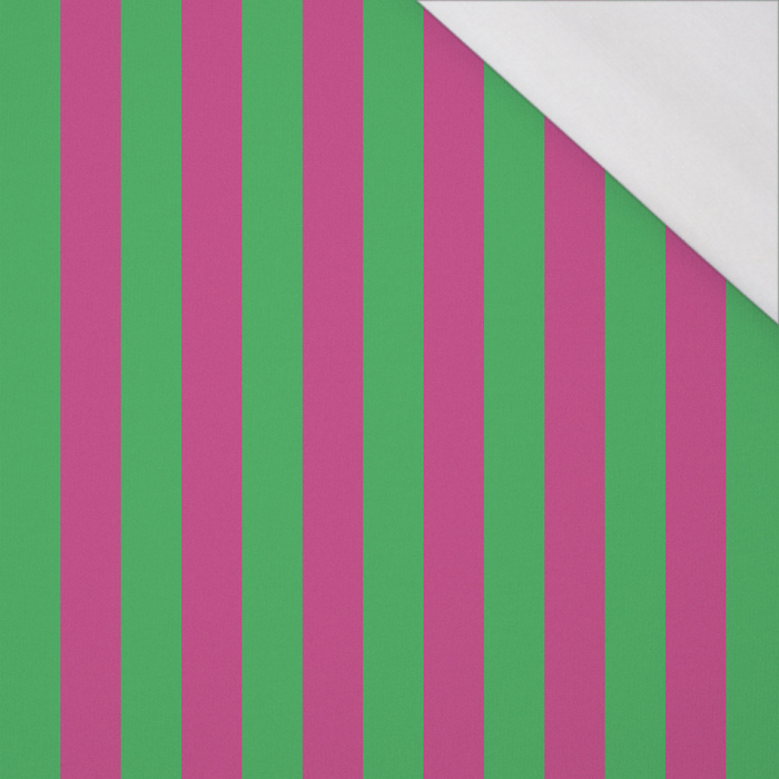 PINK-GREEN STRIPES - single jersey