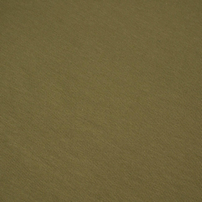 D-13 OLIVE GREEN - looped knitwear with elastan 