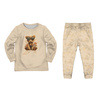 CHILDREN'S PAJAMAS " MIKI" - BEAR STEAMPUNK FOREST PAT. 2 - sewing set (122/128)