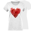 T-SHIRT DAMSKI - SERCE - single jersey XL