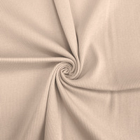 Pletenina žebrovaná - PEARL BEIGE (D-240)