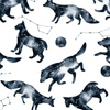 FOREST ANIMALS (GALACTIC ANIMALS) - Cotton woven fabric