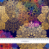 MANDALA pat. 2 - viscose woven fabric